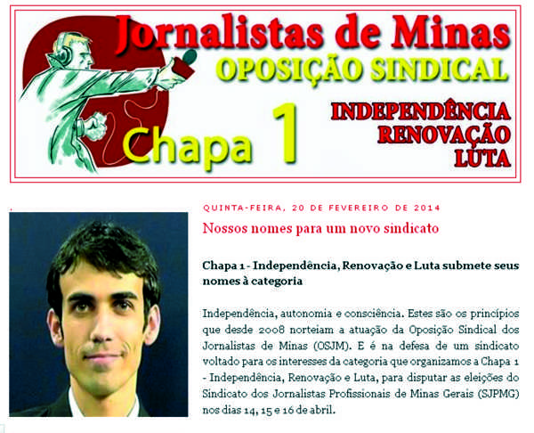 JORNALISTAS DE MINAS repudiam ação de intimidação e censura da MASTERCABO ao jornalista Ricardo Welbert do Jornal Agora censura ricardo